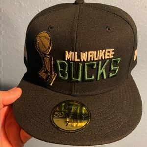 Brand New NWT Milwaukee Bucks New Era 2021 NBA Champions Embroidered Hat